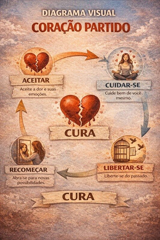 Processo de transformação emocional Sobrevivendo ao Coração Partido